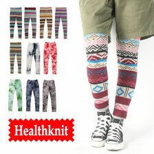 Healthknit レギンス 幾何学/タイダイ 3005画像