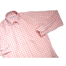 INDIVIDUALIZED SHIRTS L/S STANDARD FIT SPECIAL LINEN TABLE CLOTH B.D. SHIRTS pink画像