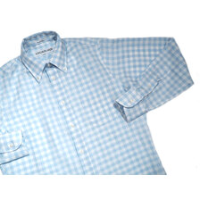 INDIVIDUALIZED SHIRTS L/S STANDARD FIT SPECIAL LINEN TABLE CLOTH B.D. SHIRTS ltblue画像