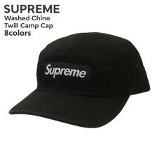 Supreme 23SS Washed Chino Twill Camp Cap画像