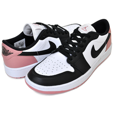 NIKE AIR JORDAN 1 LOW GOLF white/black-rust pink DD9315-106画像