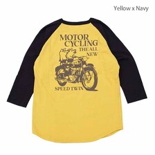 STUDIO D'ARTISAN ラグラン7分袖Tシャツ 8098B画像