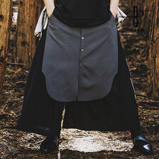 NO ID. BLACK レイヤードギャザーバギートラウザーズ 452006-427P画像