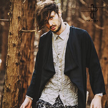 NO ID. BLACK ドレープラップガウン 452006-447T画像