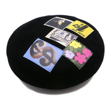 CA4LA PATCH BERET Andy Warhol BLK CAW00577画像