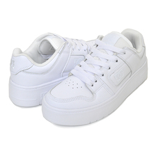 DC SHOES MANTECA 4 PLATFORM J SHOE WHITE/WHITE DW231005-WW0画像