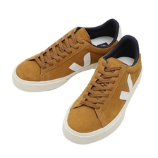 VEJA CAMPO SUEDE CAMEL WHITE VJCP033160画像