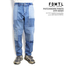 FDMTL PATCHWORK PANTS 3YR WASH FA23-PN11U画像