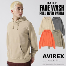 AVIREX FADE WASH PULL OVER PARKA画像