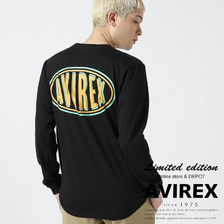 AVIREX LONG SLEEVE T-SHIRT OVAL LOGO画像