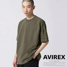 AVIREX FADE WASH CIGAR POCKET T-SHIRT画像