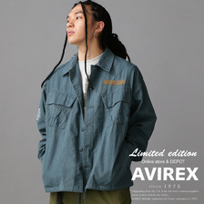 AVIREX PIGMENT DYED FATIGUE SHIRT画像