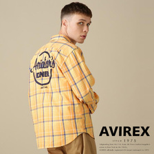 AVIREX L/S CHECK WORK SHIRT Aviators Diner画像
