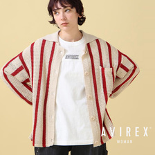 AVIREX MACRAME KNIT CARDIGAN画像