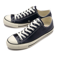 CONVERSE ALL STAR (R) OLIVE GREEN LEATHER OX DEEP SEA 31308260画像