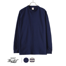 GOLD ORGANIC COTTON BORDER L/S T-SHIRT 23A-GL69101画像