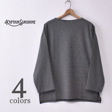 Kaptain Sunshine Hard Twisted Border Jersey Boatneck L/S Tee KS23SCS06画像