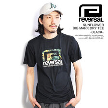 reversal SUNFLOWER BIG MARK DRY TEE -BLACK- RV23SS051画像