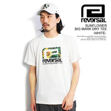 reversal SUNFLOWER BIG MARK DRY TEE -WHITE- RV23SS051画像