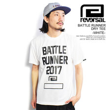reversal BATTLE RUNNER DRY TEE -WHITE- RV23SS058画像