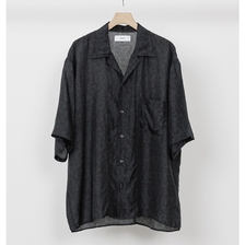 marka SILK OPEN COLLAR SHIRT - habutae silk - M23A-18SH02B画像