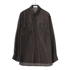 marka SILK POCKET SHIRT - habutae silk - M23A-18SH01C画像