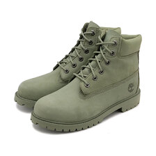 Timberland Junior 6inch Premium Boots Dark Green A5URD-991画像