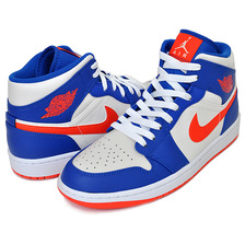 NIKE AIR JORDAN 1 MID game royal/rush orange-phantom FD1029-400画像