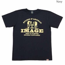 STUDIO D'ARTISAN USA COTTON PRINT T-SHIRT - IMAGE - 8106A画像