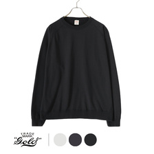 GOLD SUPIMA FINE GAUGE SWEAT RAGLAN CREW NECK 23A-GL69099画像
