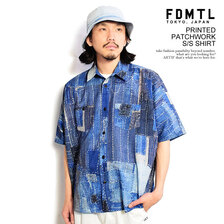 FDMTL PRINTED PATCHWORK S/S SHIRT FA23-SH19画像