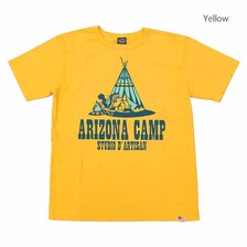 STUDIO D'ARTISAN US COTTON PRINT T-SHIRT - ARIZONA CAMP - 8105B画像