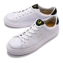 FRED PERRY B71 TUMBLED LEATHER WHITE B5311-100画像