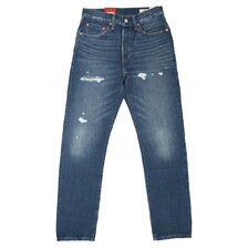 Levi's PREMIUM 501 JEANS FOR WOMEN DARK INDIGO DESTRUCTED 12501-0423画像