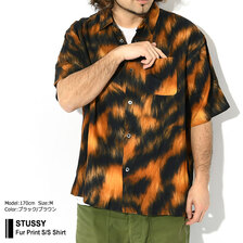STUSSY Fur Print S/S Shirt 1110282画像