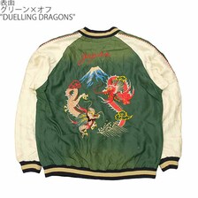 TAILOR TOYO Early 1950s Style Acetate Souvenir Jacket "DUELLING DRAGONS x U.S.S. PRINCETON" (AGING MODEL) TT15274-145画像