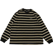 APPLEBUM Bonita Border L/S T-shirt BLACK画像
