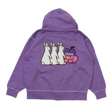 #FR2 &times; CANVY Icon Zip Hoodie PURPLE画像