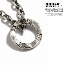 VIVIFY Hallmarks Hammered Ring Pendant head VFN-311画像