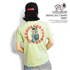The Endless Summer TES SKATE LIFE T-SHIRT -MINT- FH-23574317画像