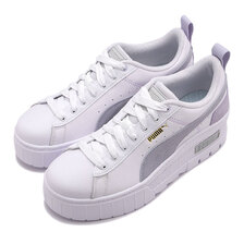 PUMA MAYZE WEDGE PASTEL WNS PUMA WHITE/PLATINA GREY/SPRING LAVENDER 388566-04画像
