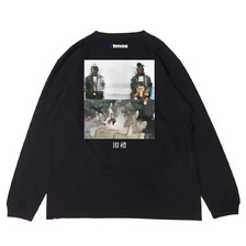 atmos &times; Aマッソ 滑稽 コラボレーション L/S TEE BLACK AMK-100画像