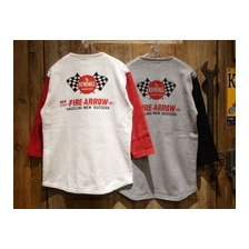 Cushman 3/4 SLEEVE ONE BUTTON BASEBALL TEE 26687画像