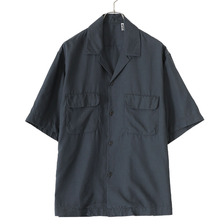 Kaptain Sunshine Silk Gabadine Open Collar Shirt KS23SSH02画像
