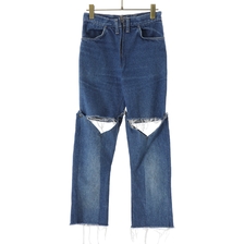 77circa circa make separated western denim pants CC23SS-21画像