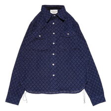 SAMURAI JEANS 藍刺子生地ワークシャツ SSS23-SSK画像