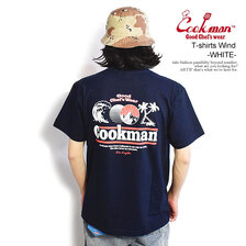 COOKMAN T-shirts Wind -NAVY- 231-31095画像