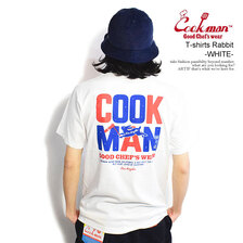 COOKMAN T-shirts Rabbit -WHITE- 231-31096画像
