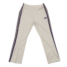 NEEDLES 23SS Narrow Track Pant Poly Smooth ICE WHITE画像