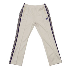 NEEDLES 23SS Narrow Track Pant Poly Smooth ICE WHITE画像